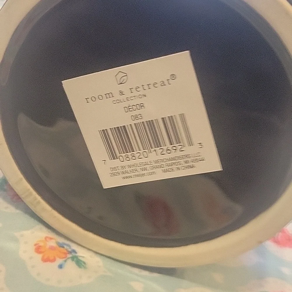 Dog Treat Jar, NWT, Paw Print, Hi-Gloss Black